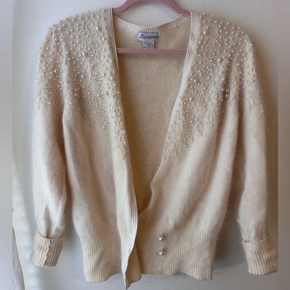 Beautiful Gantos Vintage Wool blend pearl sweater - Picture 1 of 14